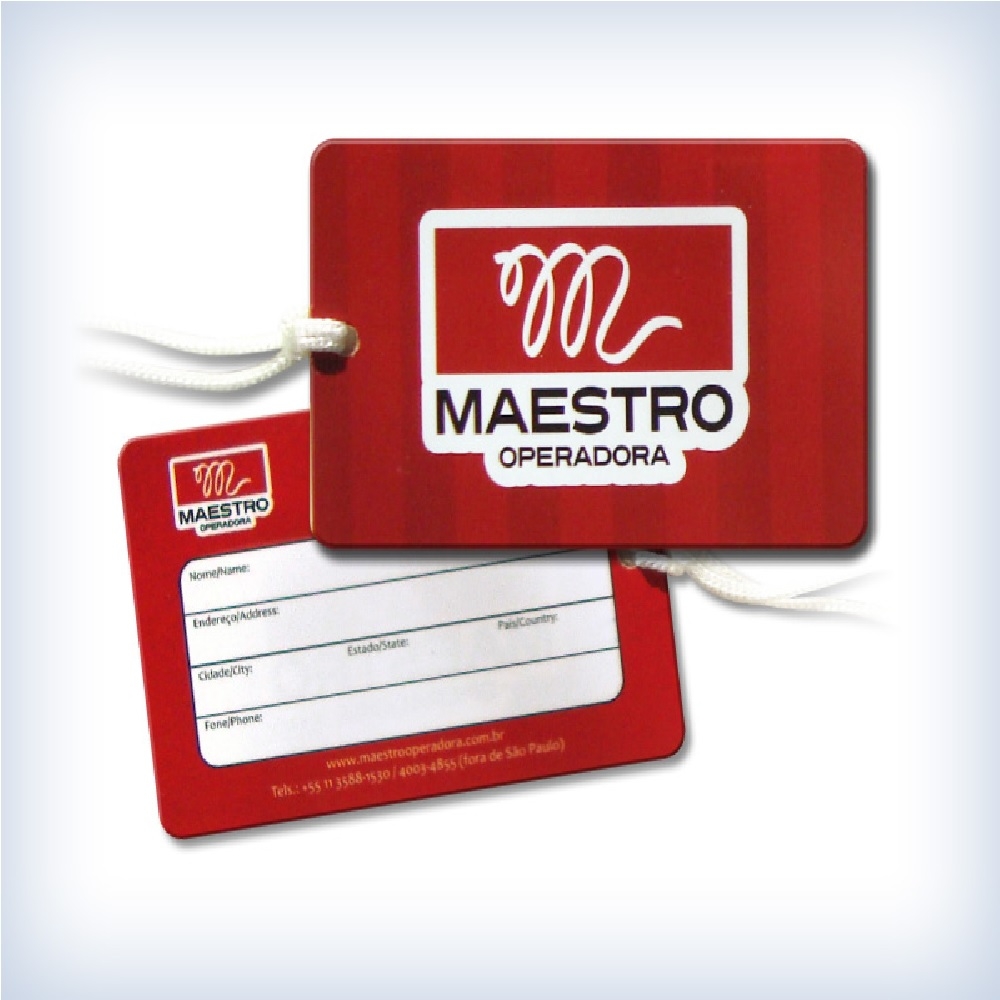Tags de Bagagem em PVC