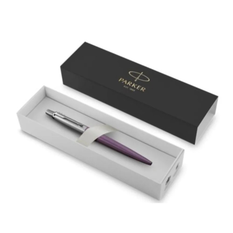 Caneta Esferográfica Parker Jotter Victoria Violet CT