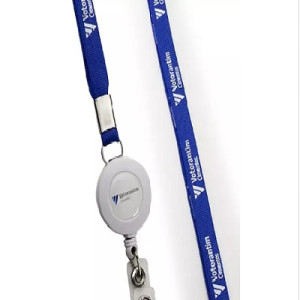 Cordão Porta Crachá Retrátil Personalizado